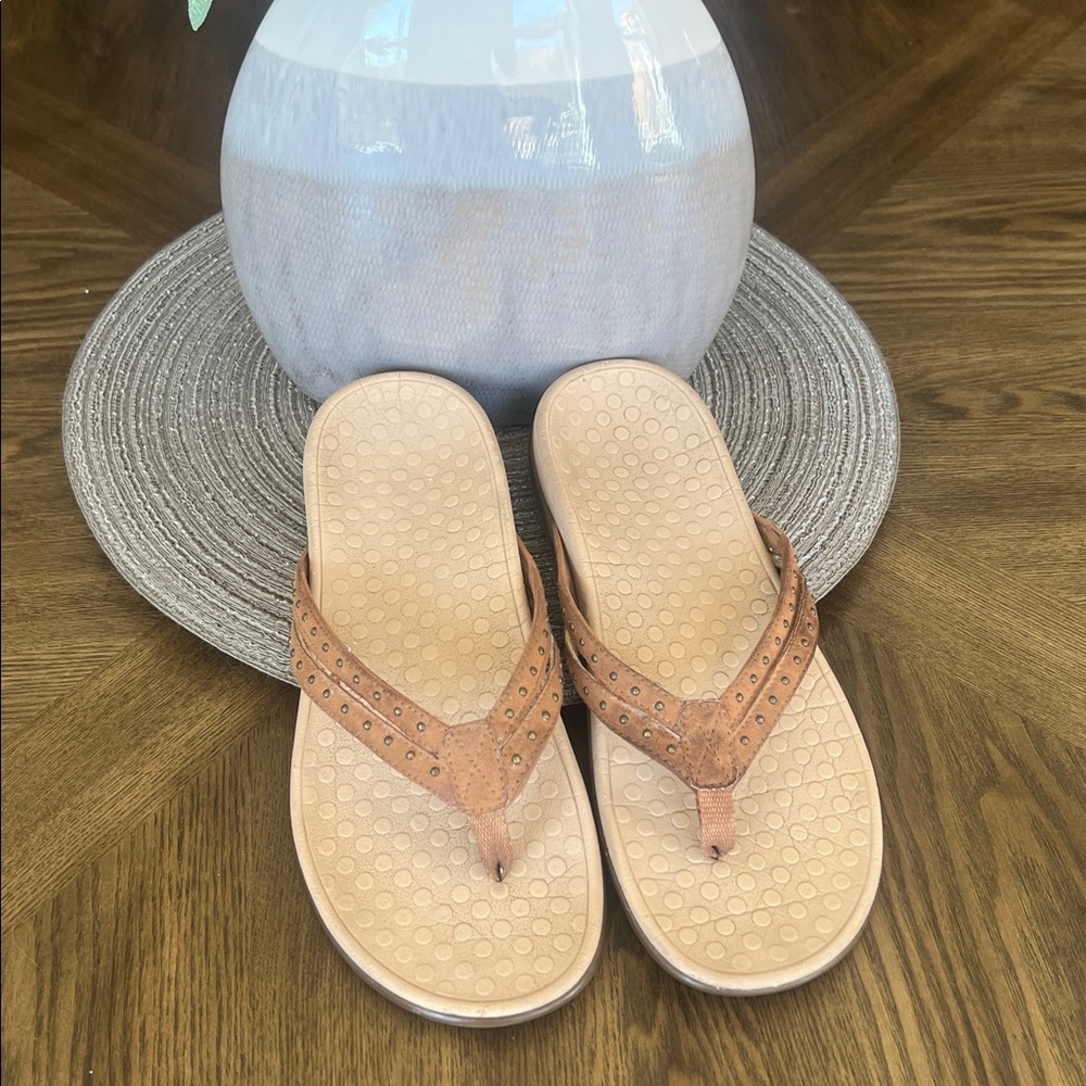 Vionic Brown Studded Sandals